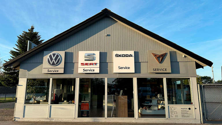 Bilhuset Allerød Facade 2026