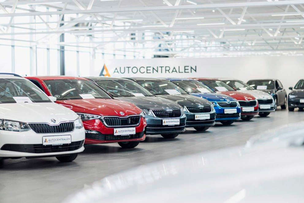Autocentralen Skodaer I Hal