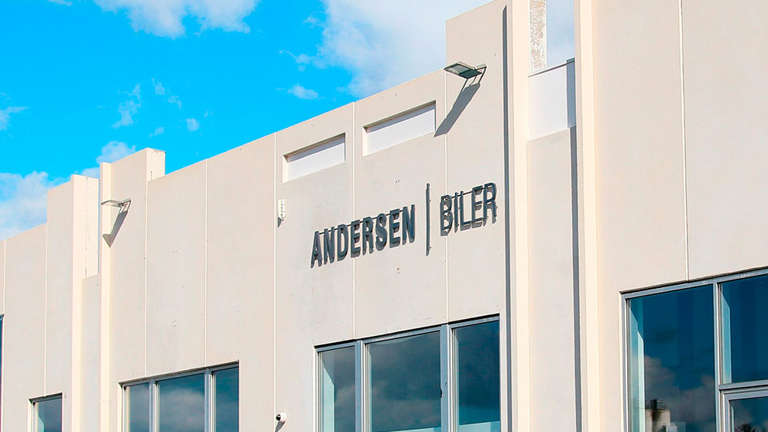 Andersen Biler Facade 2024