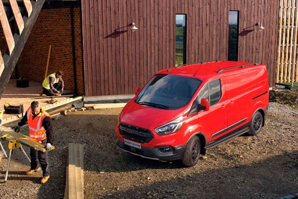 Ford Transit Byggeplads Fabrik 2023