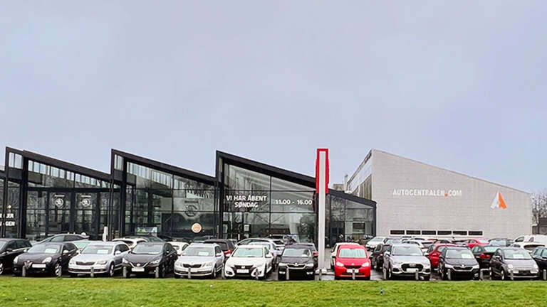 Autocentralen Facade Egtved Allé Kolding