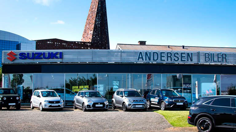 Andersen Biler Roskilde Facade