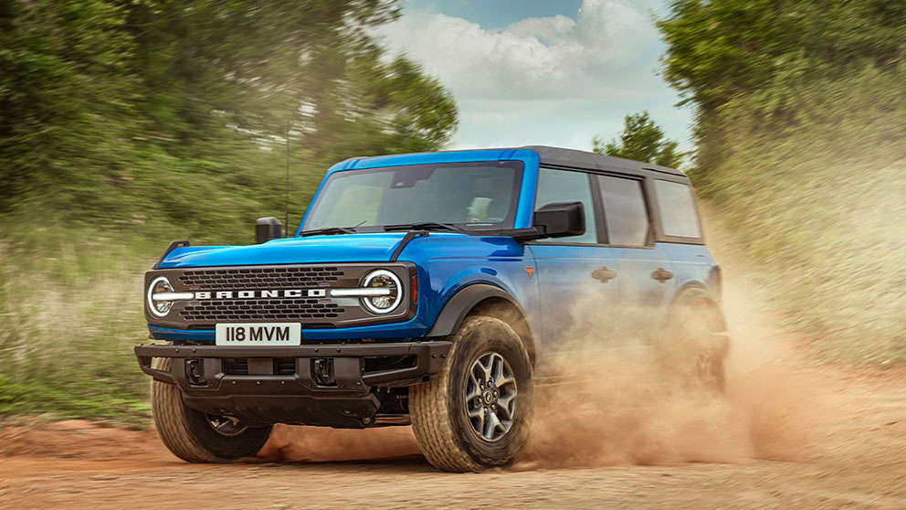 Ford Bronco Blå Fabrik 2024