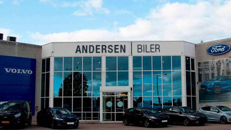 Andersen Biler Facade Taastrup