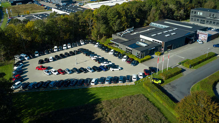 Bilhuset Silkeborg Med Drone