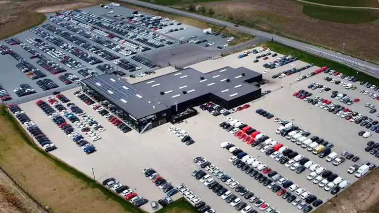 Nic Christiansen Luftfoto Nettobiler Silkeborg