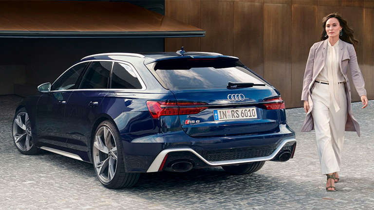 Audi RS6 Blå Fabrik 2024