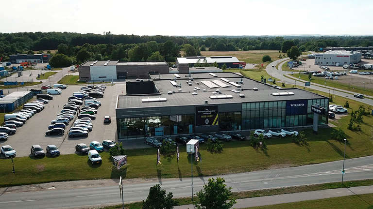 Autohuset Vestergaard Facade Hillerød 2026