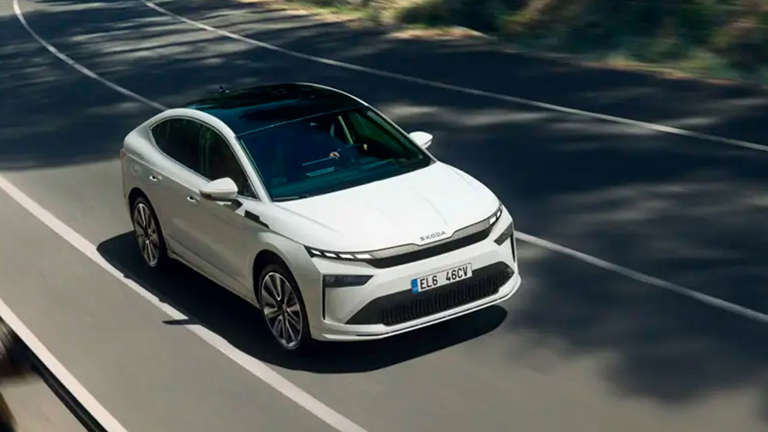 Skoda Enyaq Hvid 2025 (1)