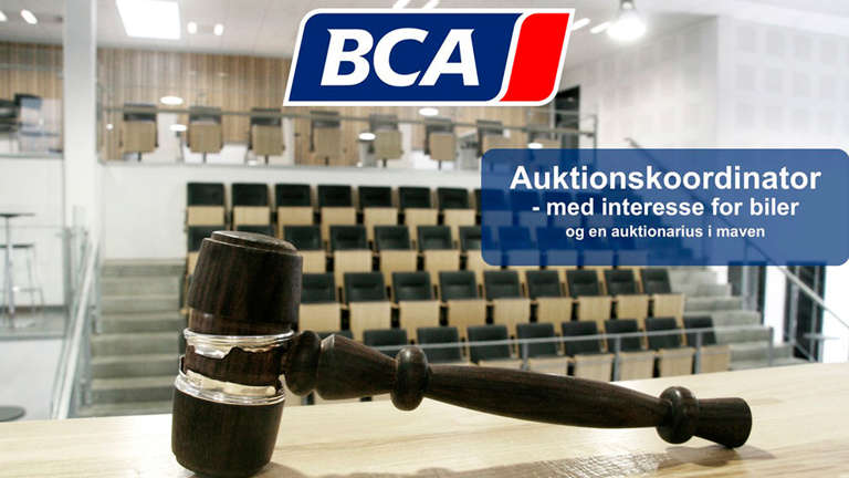 BCA Bilauktion Med Hammer