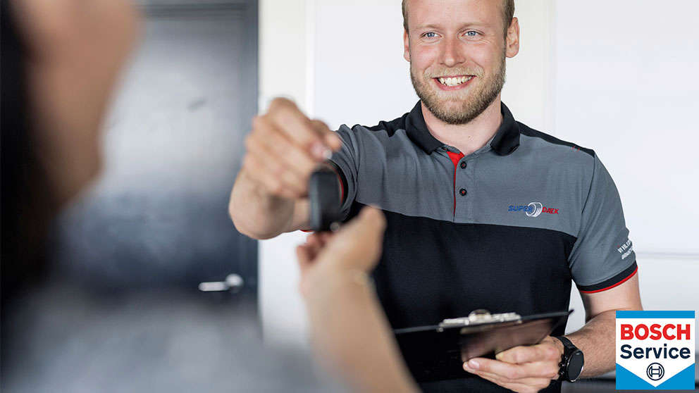 Super Dæk Service BOSCH Logo Nyt Værkfører 3