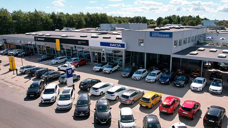 Autohuset Vestergaard Facade Odense SV