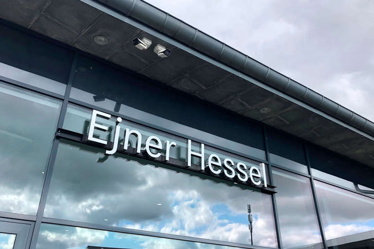 Ejner Hessel Logo Facade 2022