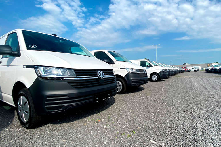 Autocentralen Vw Varebiler Paa Grus