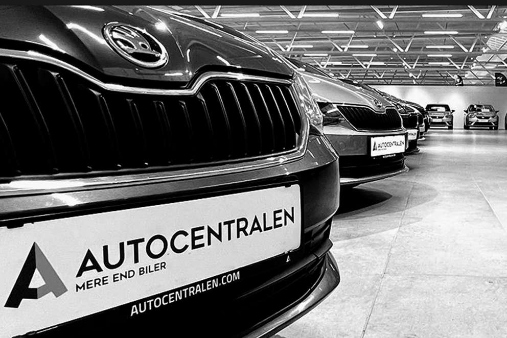 Autocentralen Bil Med Nummerplade