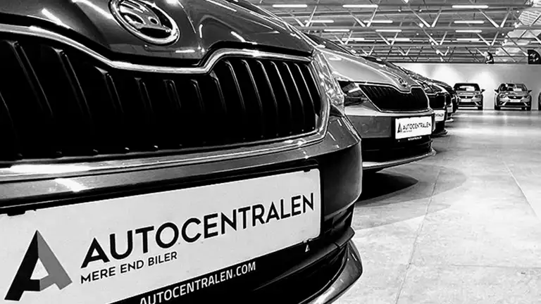 Autocentralen Bil Med Nummerplade