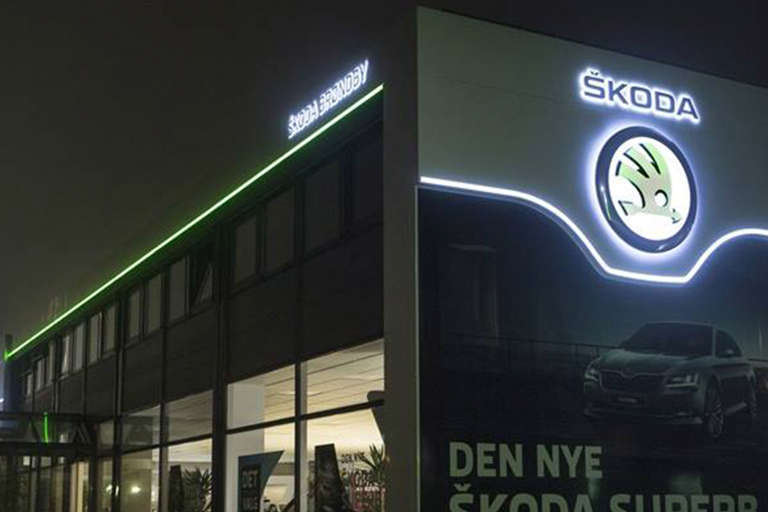 Skoda Brøndby Facade