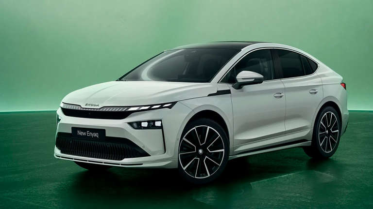Skoda Enyaq Hvid 2025